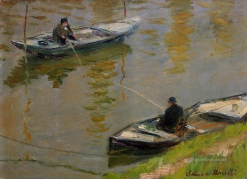  Pesca Arte - Dos pescadores Claude Monet